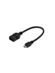 CAVO ADATTATORE USB 2.0 OTG 20CM BLACK - DIGITUS
